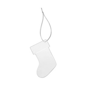 Acrylic Style Stocking Ornament