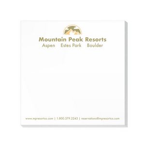 Adhesive Note Pad | 3" x 3" | 50 Sheet