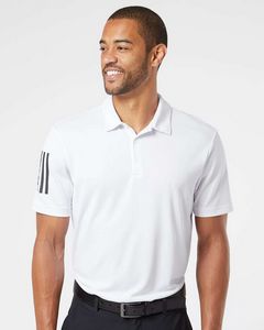 AdidasÂ® Floating 3-Stripes Polo