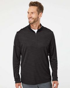 AdidasÂ® Lightweight Melange Quarter-Zip Pullover