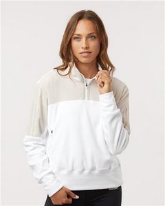 AdidasÂ® Women's Fleece Quarter-Zip Pullover