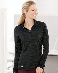 AdidasÂ® Women's Lightweight Melange Quarter-Zip Pullover