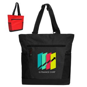 Adjustable Handle Zipper Tote