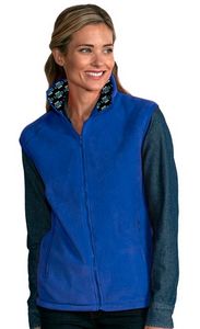 Adult Polar Fleece Vest w/Sublimated Collar