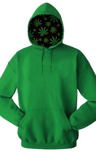 Adult Pullover Hoodie (Cannabis)