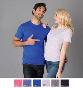 Adult Short Sleeve Crew Neck Triblend