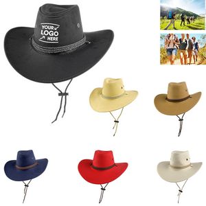 Adult Western Suede Cowboy Hat
