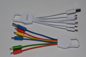 Advanced 4 In 1 Carabiner Usb Charging Cable With Type C Port