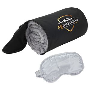 AeroLOFTÂ® Business First Travel Blanket with Sleep Mask