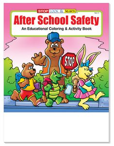 After School Safety Coloring Book Fun Pack