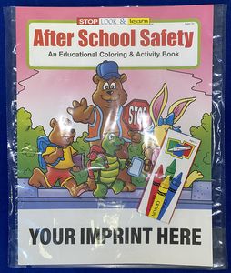 After School Safety Coloring Book Fun Pack