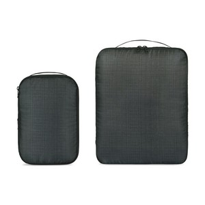 Alba Compression Packing Cube Set - Black Sand