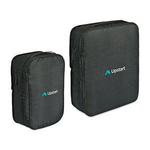 Alba Compression Packing Cube Set - Black Sand
