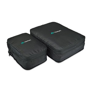 Alba Compression Packing Cube Set - Black Sand