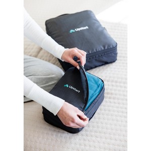 Alba Compression Packing Cube Set - Black Sand
