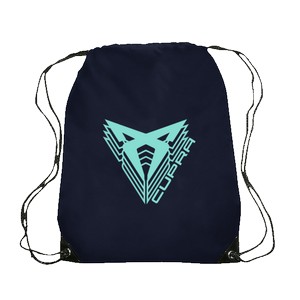 Altair Black Trim Drawstring Bag