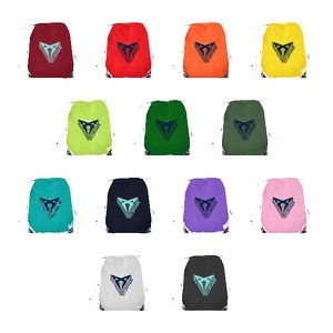 Altair Black Trim Drawstring Bag