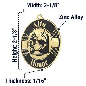 Alto Honor Simucast (2-1/8") Medal