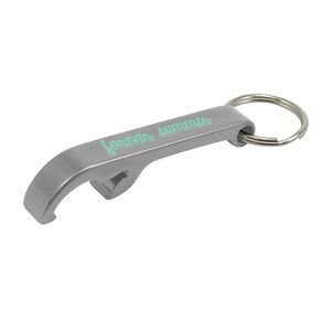 Aluminum Bottle Opener w/Keychain