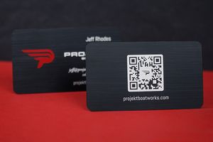 Aluminum Business Cards