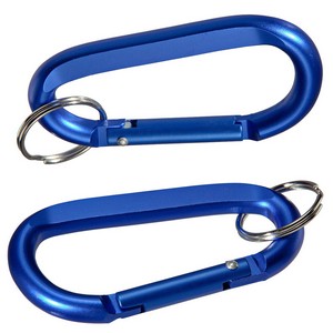 Aluminum Carabiner with Key Ring