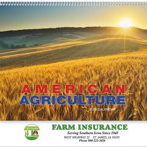 American Agriculture Wall Calendar: 2026 Spiral Bound