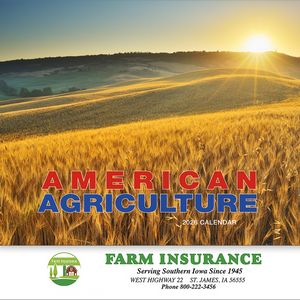 American Agriculture Wall Calendar: 2026 Stapled