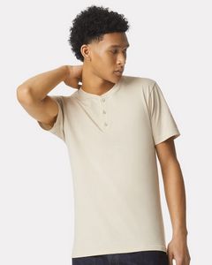 American ApparelÂ® CVC Henley Tee