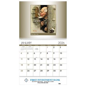 An American Illustrator Wall Calendar: 2026 Spiral Bound