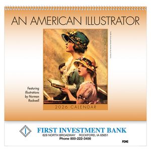 An American Illustrator Wall Calendar: 2026 Spiral Bound