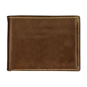 Andrew PhilipsÂ® Leather Contrast Stitch Billfold Wallet