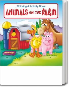 Animals on the Farm Coloring & Activity Book