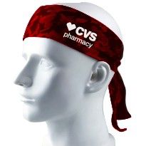 Antimicrobial tied headband