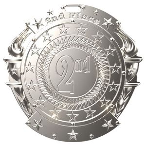 Antique 2nd Place Sport Insert Medallion (2-3/4")