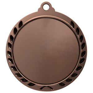 Antique 3rd Place Wreath Award Medallion (1-3/4")