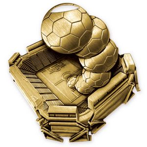 Antique Soccer Stadium Medallion (2-1/2")
