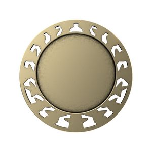 Antique Swimming Star Medal (2-1/2")