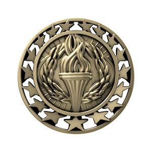 Antique Victory Star Medal (2-1/2")