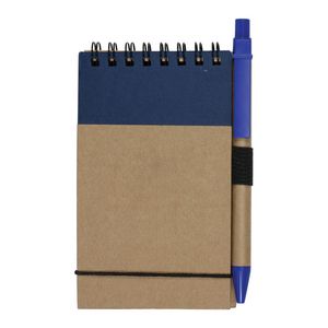 "Arcata" Eco Inspired Jotter Notepad Notebook with Matching Color Eco Inspired Paper Pen