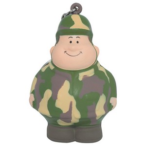 Army Bert SqueeziesÂ® Stress Reliever Keychain