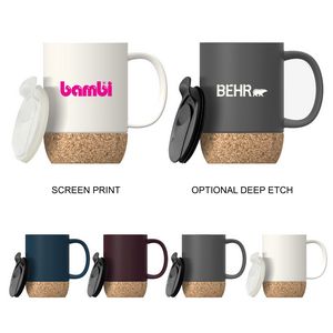 AsobuÂ® 12 Oz. Cork Ceramic Coffee Mug