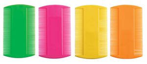 Assorted Neon Flea Comb (3.5" x 2.063")