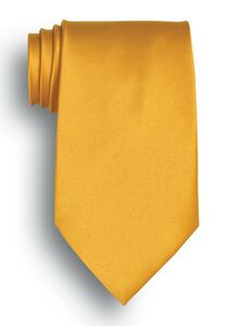 Athletic Gold Polyester Satin Tie
