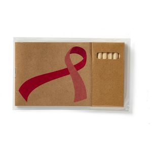 Awareness Ribbon Adult Coloring Book & 6-Color Pencil Set To-Go