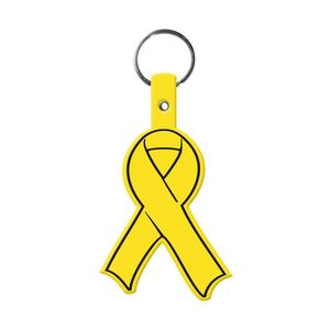 Awareness Ribbon Flexible Key Tag