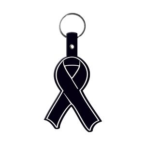 Awareness Ribbon Flexible Key Tag