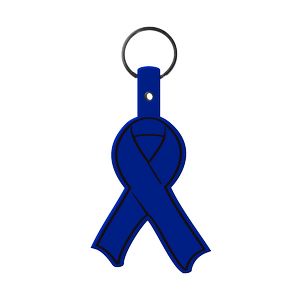 Awareness Ribbon Flexible Key Tag
