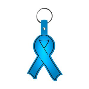 Awareness Ribbon Flexible Key Tag