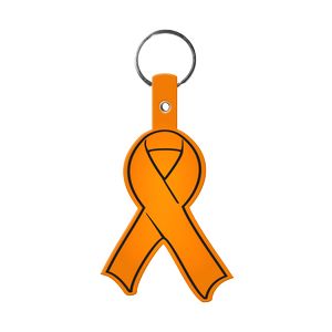 Awareness Ribbon Flexible Key Tag