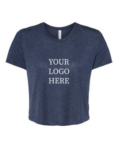 BELLA + CANVASÂ® Women's Flowy Crop Tee